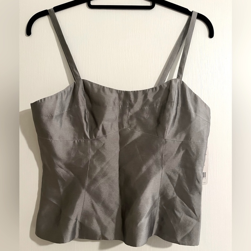 Etcetera 100% Silk Fitted Bodice Top - Size 8
